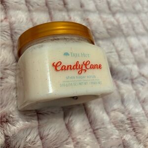 ORIGINAL/UNUSED Candy Cane Tree Hut Scrub